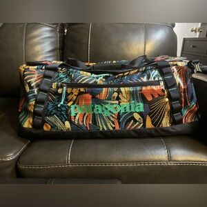 Patagonia Black Hole 55L duffel backpack- Joy/ Pitch Blue